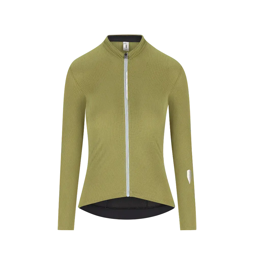 Q36.5 Dottore Pro Fietsshirt Lange Mouwen Groen Dames