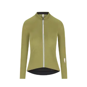 Q36.5 Dottore Pro Fietsshirt Lange Mouwen Groen Dames