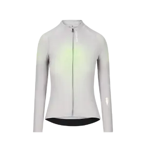 Q36.5 Gregarius Hybrid Light QLAB Fietsshirt Lange Mouwen Ice Apple??? Dames