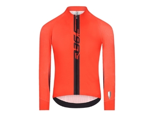 Q36.5 Gregarius Hybrid Racing Car Fietsshirt Lange Mouwen Rood Heren