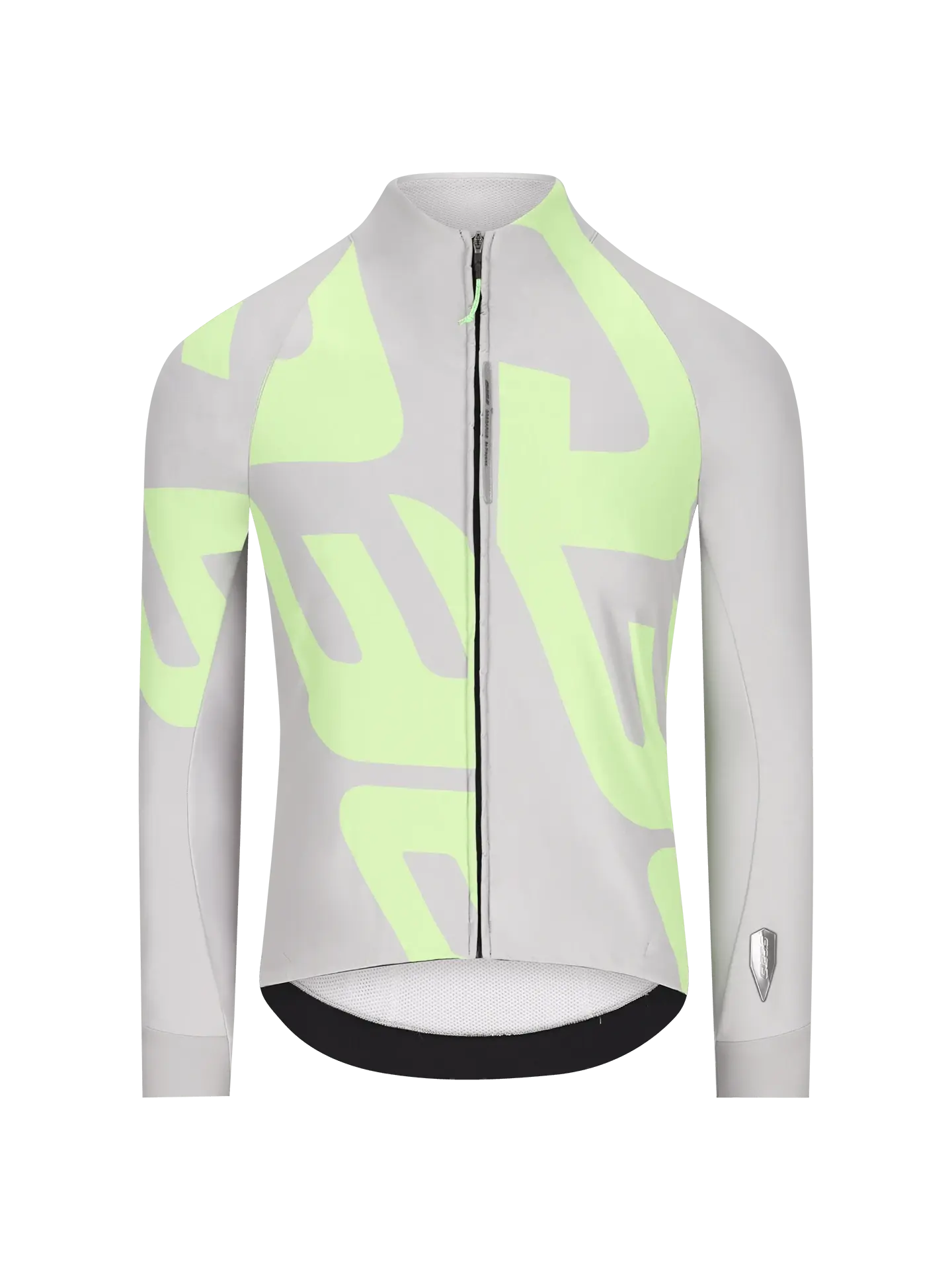 Q36.5 Gregarius Winter Fietsjack Ice Apple Grijs/Groen