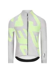 Q36.5 Gregarius Winter Fietsjack Ice Apple Grijs/Groen