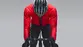 Q36.5 Gregarius Winter Racing Car Fietsjack Rood Heren — afbeelding 5