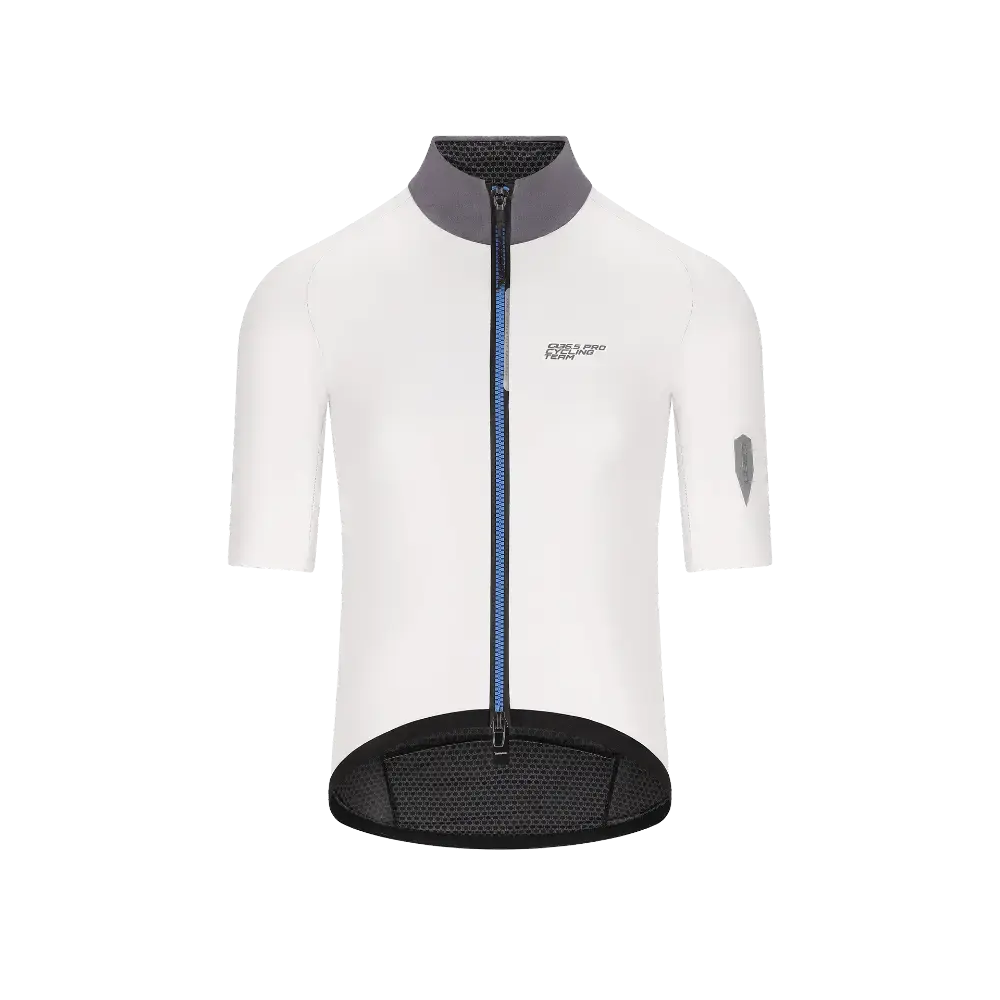 Q36.5 Rain Shell Aero Fietsshirt Korte Mouwen Wit