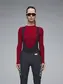 Q36.5 Three Thermoshirt Lange Mouwen Rood — afbeelding 3