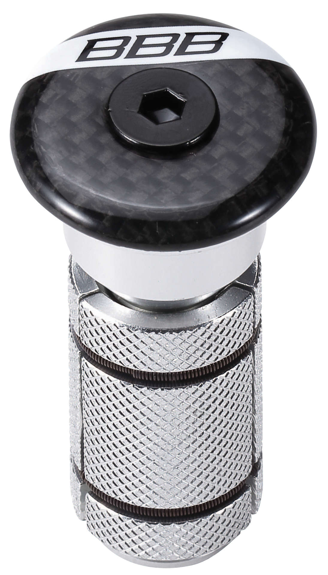 BBB Cycling PowerHead Plug 1 1/8" Carbon