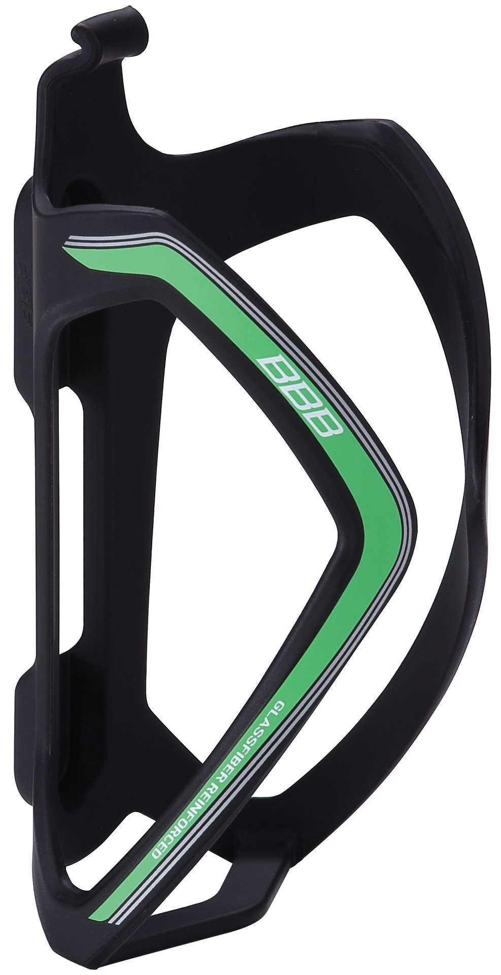 BBB Cycling FlexCage Bidonhouder Mat Zwart/Groen