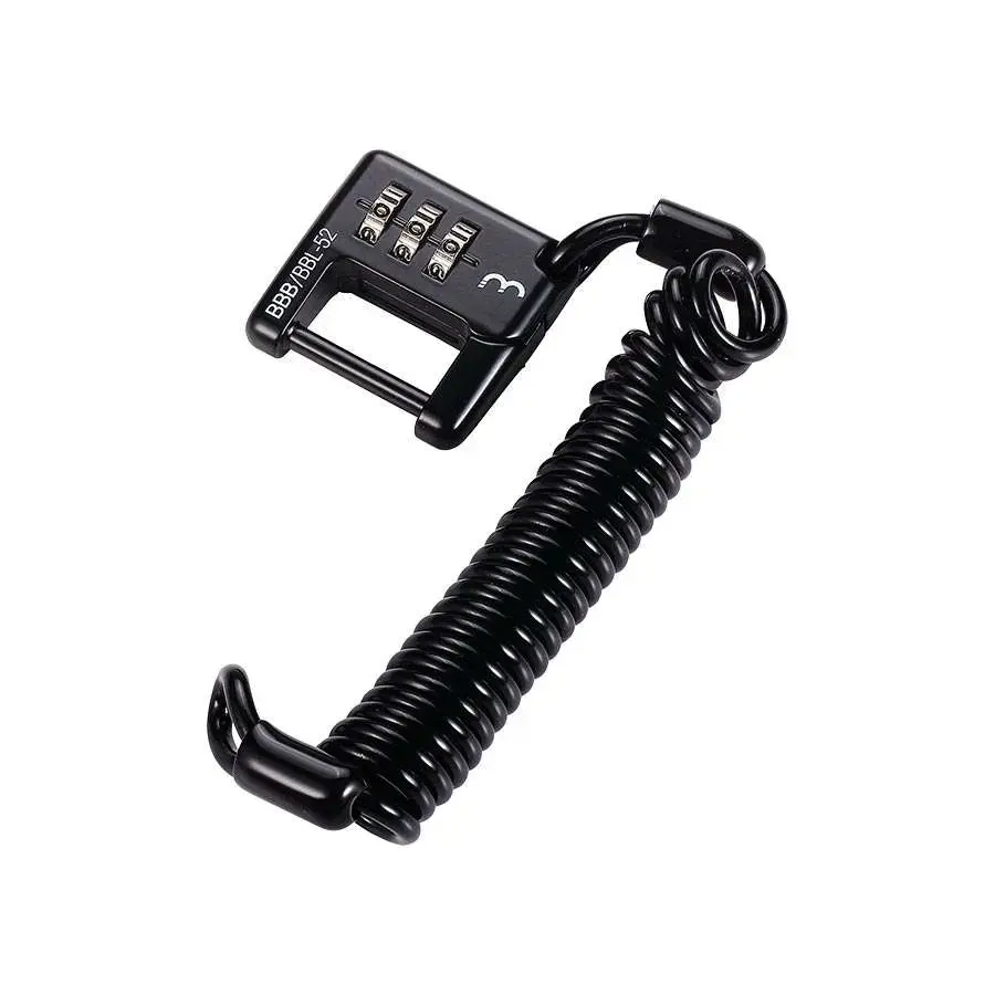 BBB Cycling MiniSafe Kabel Fietsslot BBL-52 Zwart