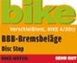 BBB Cycling DiscStop BBS-67 Remblokken Blauw