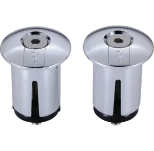 BBB Cycling Stuurdoppen BHT-96 ScrewOn 2 stuks Chroom