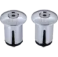 BBB Cycling Stuurdoppen BHT-96 ScrewOn 2 stuks Chroom