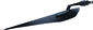 BBB Cycling FatFender BFD-35R Achterspatbord Zwart