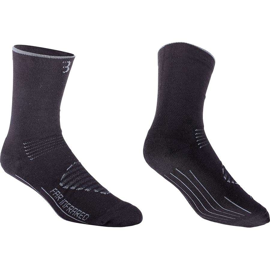 BBB Cycling FIRFeet Fietssokken BSO-16 Zwart/Grijs
