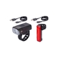 BBB Cycling NanoStrike 600 Combo + BLS-137 Signal BLS-165 Verlichtingsset Zwart