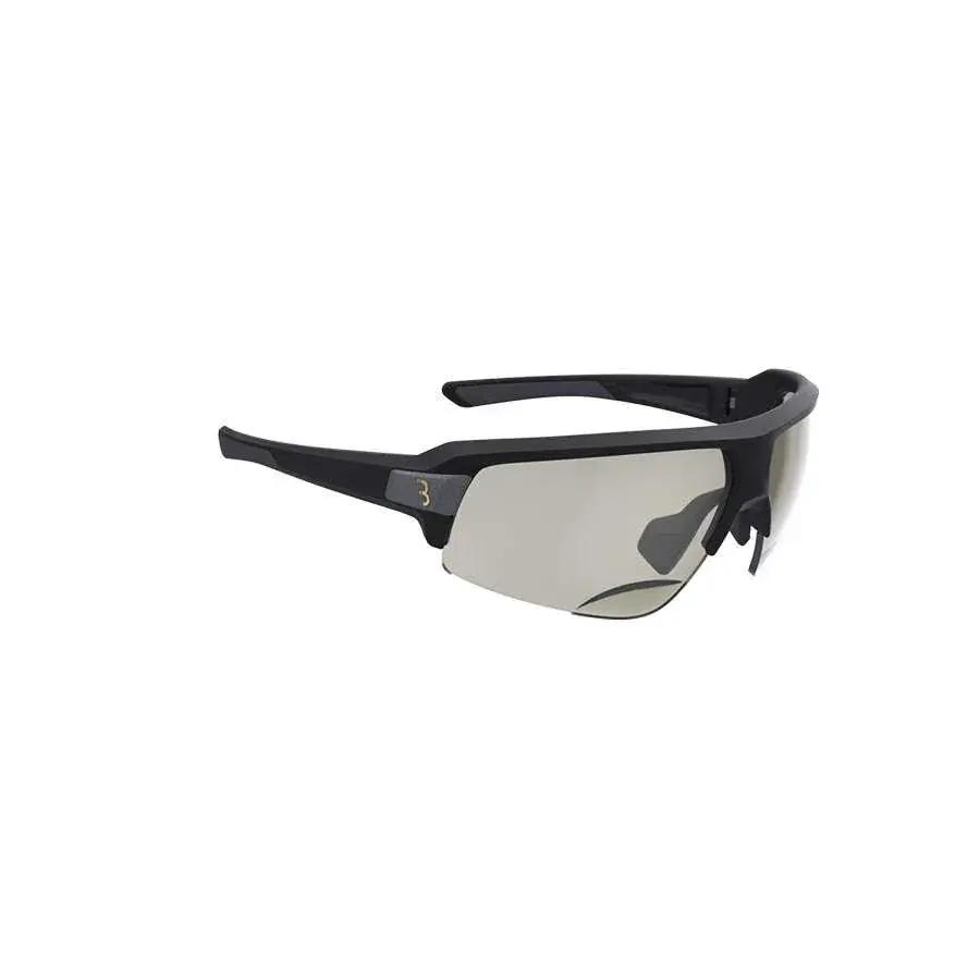 BBB Cycling BSG-64PH Impulse Reader Photochromic Fietsbril op Sterkte Mat Zwart