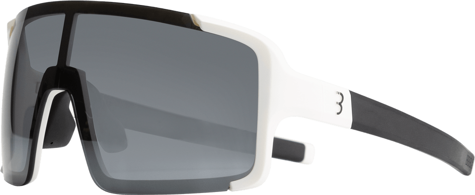 BBB CYCLING BSG-69 Chester Sport Zonnebril Smoke Flash Mirror Lens Mat Wit