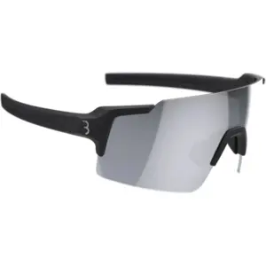 BBB Cycling BSG-70 FullView Sport Zonnebril HC Smoke Silver Mirror Lens Mat Zwart