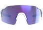 BBB Cycling BSG-70 FullView Sport Zonnebril HC Blue Mirror Lens Mat Wit
