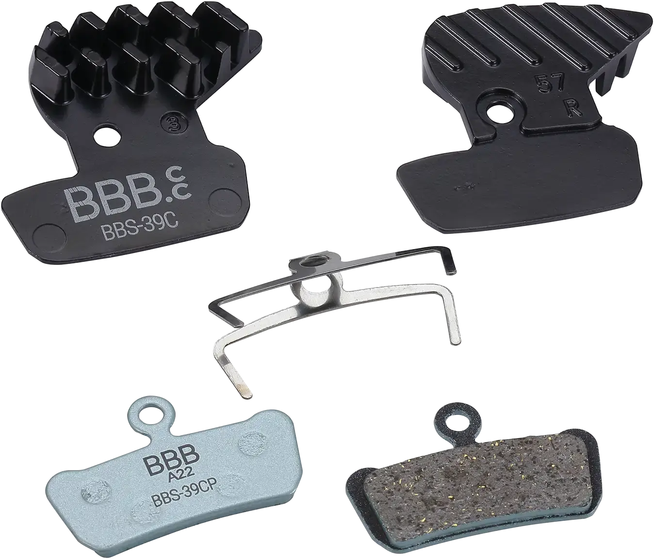 BBB Cycling DiscStop Organic Coolfin BBS-39C MTB Disc Remblokken SRAM/Avid