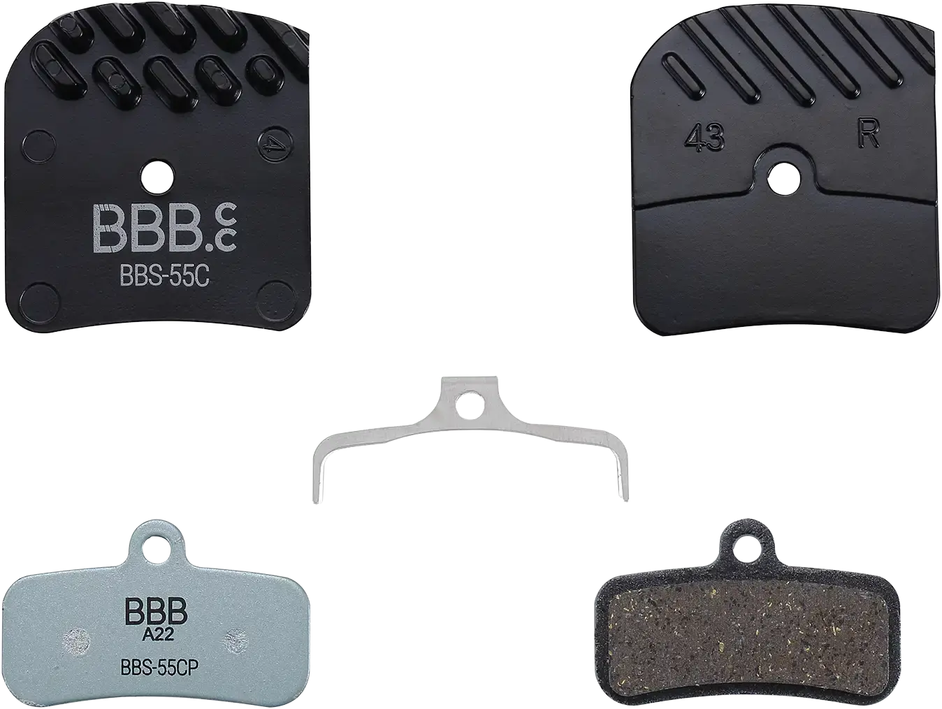 BBB Cycling DiscStop Organic Coolfin BBS-55C MTB Disc Remblokken Shimano