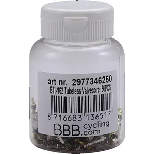 BBB Cycling Valvecore BTI-162 Tubeless Ventielkernen 50 Stuks