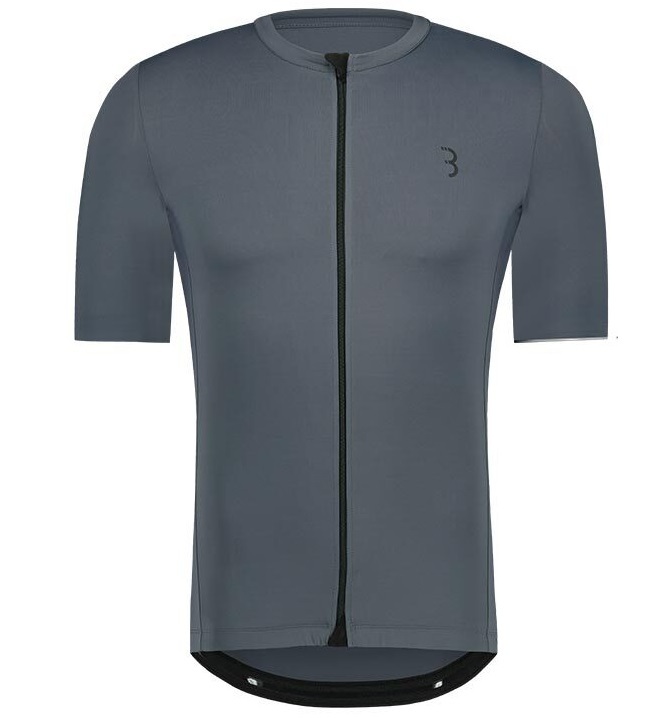 BBB CYCLING Essence BBW-408 Fietsshirt Korte Mouwen Grijs Heren