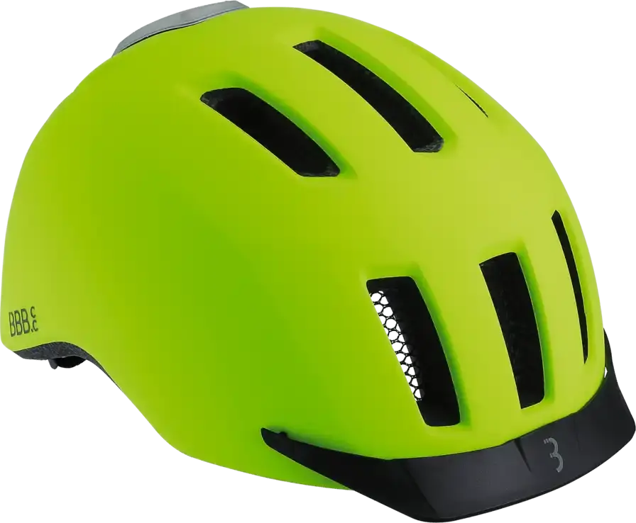BBB CYCLING Grid BHE-161 E-Bike Fietshelm Mat Neon Geel