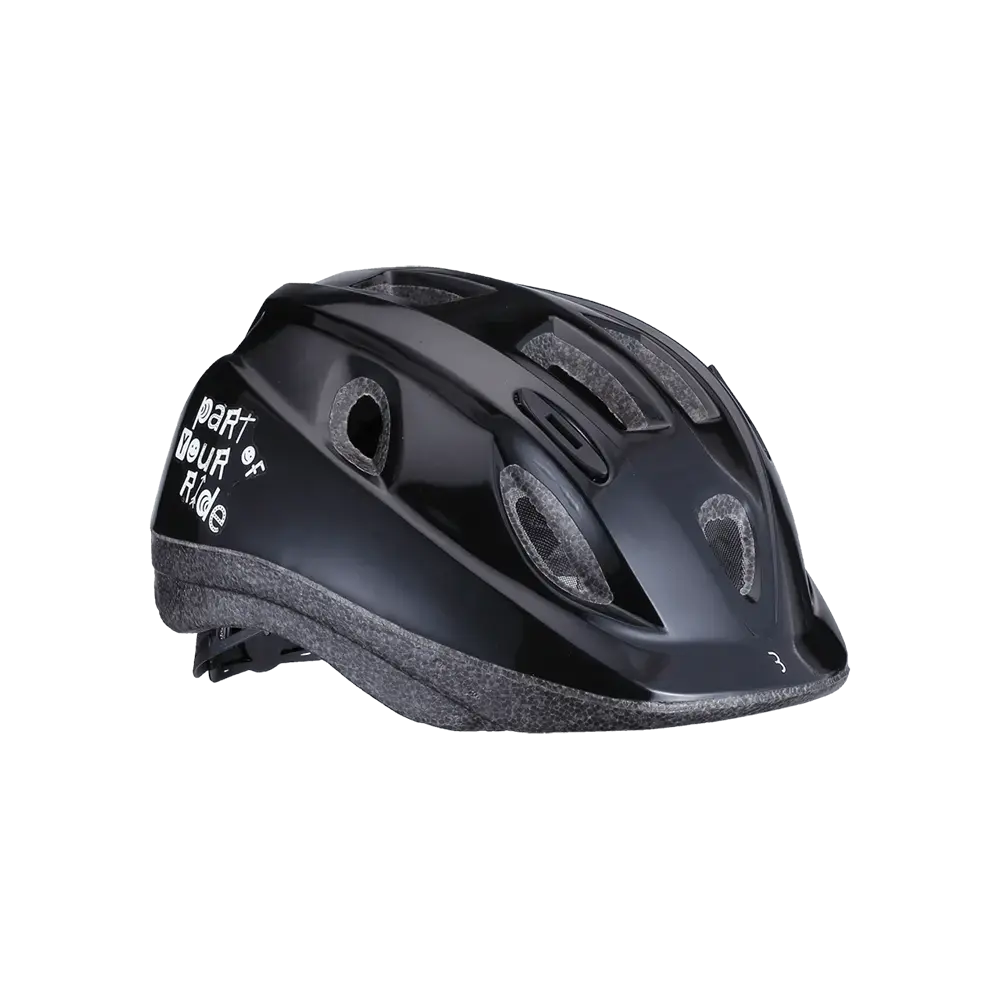 BBB Cycling Boogy BHE-37 Kinder Fietshelm Glossy Zwart
