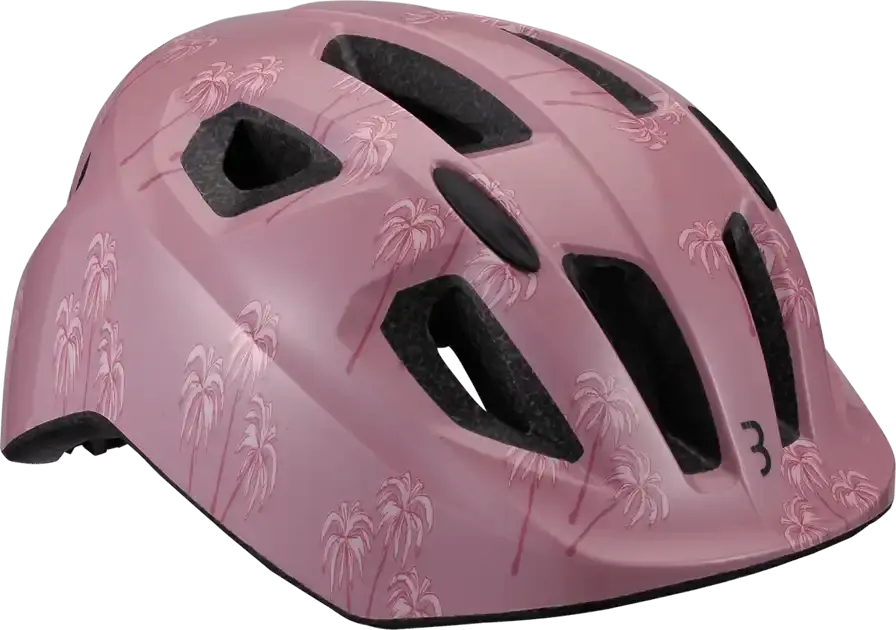 BBB CYCLING Hero BHE-172 Kinder Fietshelm Roze Palmbomen