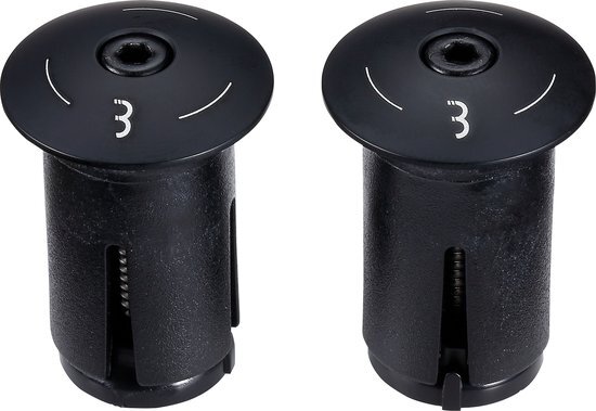 BBB Cycling ScrewOn Alu BHT-97 Aluminium End Caps Zwart 2 Stuks