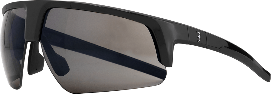 BBB CYCLING Comet BSG-75 Sport Zonnebril Zwart Met Smoke Flash Mirror Lens
