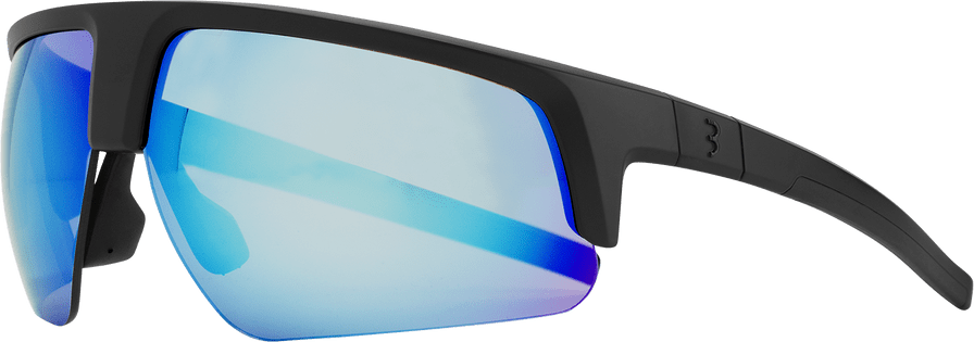 BBB CYCLING Comet BSG-75 Sport Zonnebril Mat Zwart Met MLC Ice Blue Lens