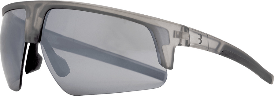 BBB CYCLING Comet BSG-75 Sport Zonnebril Mat Transparant Met MLC Zilver Lens