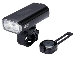 BBB Cycling StrikeDuo 2100i 6700mAh Wireless Remote BLS-273i Koplamp Zwart