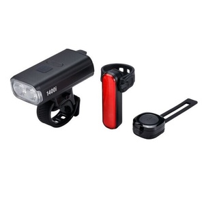 BBB Cycling StrikeDuo 1400i Combo BLS-275 en BLS-255 Signal Verlichtingsset Zwart