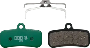 BBB Cycling DiscStop E-Bike Comp BBS-82E Schijfremblokken Tektro Volans Groen