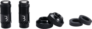 BBB Cycling CoreCap BTI-165 Ventieldoppen 2 Stuks Zwart