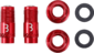 BBB Cycling CoreCap BTI-165 Ventieldoppen 2 Stuks Rood