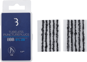 BBB Cycling PuncturePlugs BTL-208 Tubeless Pluggen 10 Stuks Zwart
