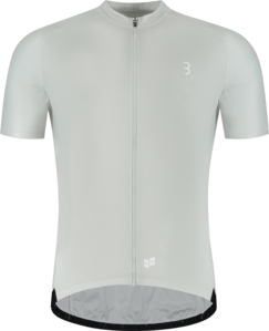 BBB Cycling ComfortFit R s.s. BBW-415 Fietsshirt Korte Mouwen Lichtgrijs Heren