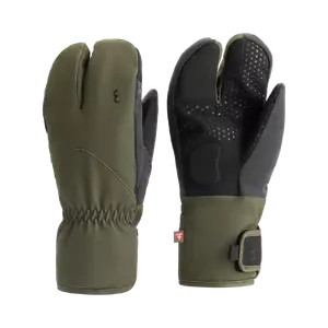 BBB Cycling SubZero 2 x 2 Weatherproof BWG-50 Winter Fietshandschoenen Olijfgroen