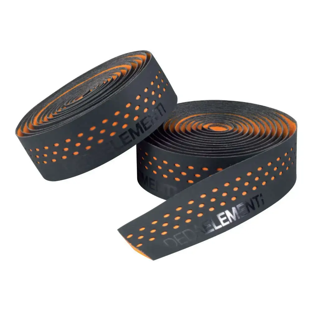 Deda Presa Perforated Stuurlint Zwart/Oranje