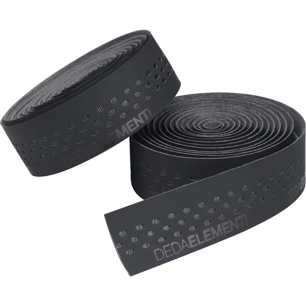 DEDA Presa Perforated Stuurlint Zwart/Zwart