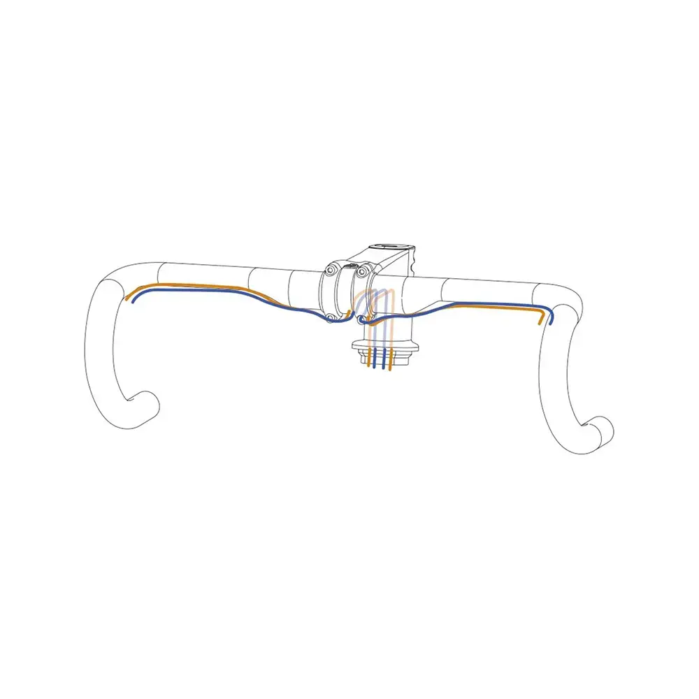 Deda Superbox S-DCR 8 graden Stuurpen Mat Zwart/Zwart 31.8mm