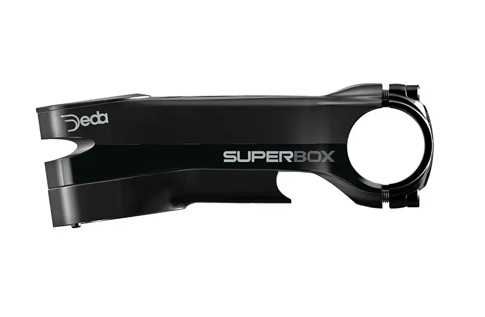 Deda Superbox S-DCR 8 graden Stuurpen Mat Zwart/Zwart 31.8mm