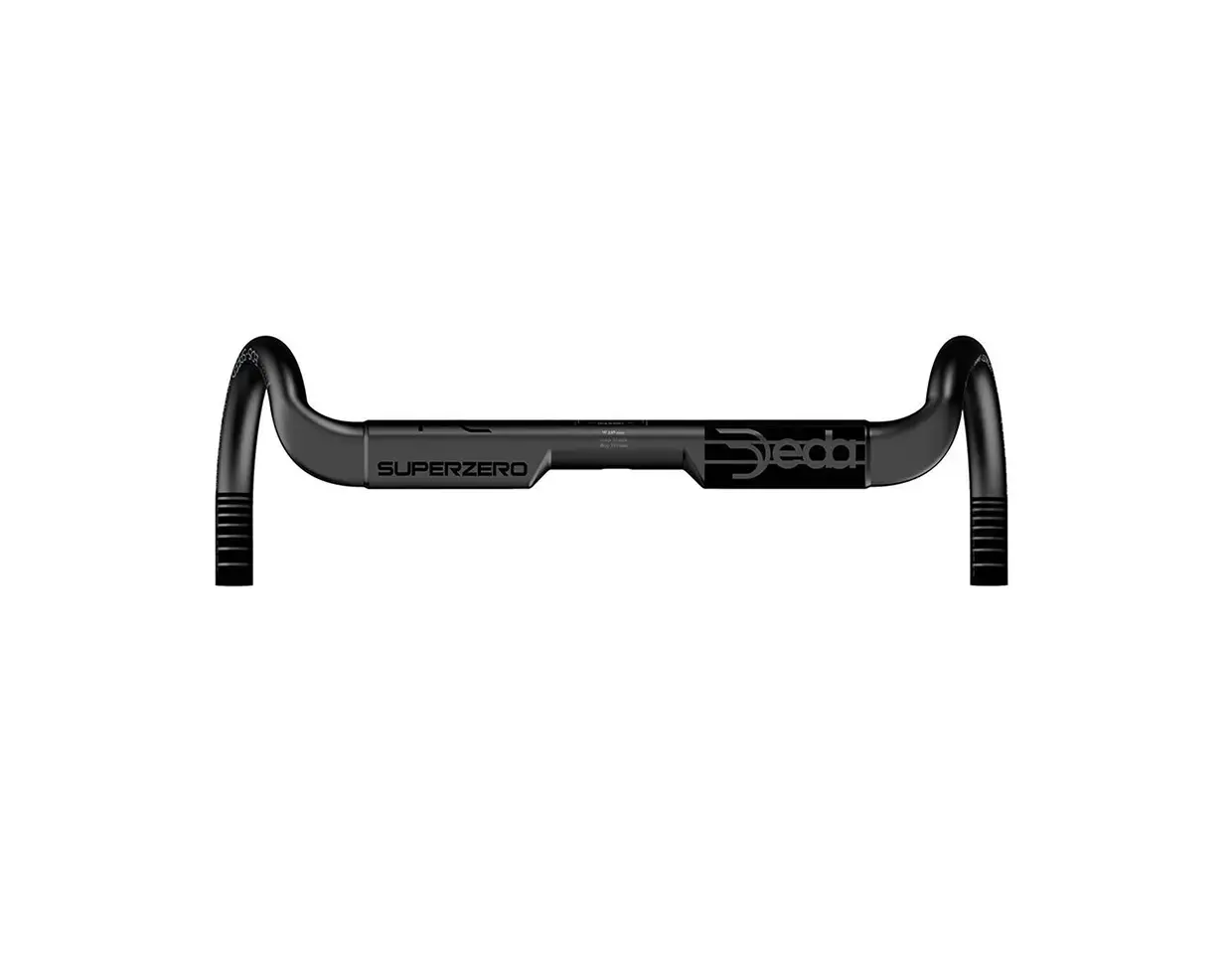 Deda Superzero Gravel Carbon Stuur Mat Zwart/Zwart