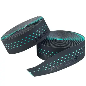 Deda Presa Perforated Stuurlint Zwart/Celeste