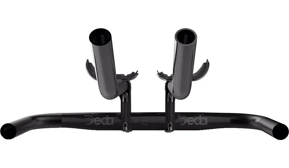 Deda CRONONERO EVO Tijdritstuur met Extensions Zwart/Zwart