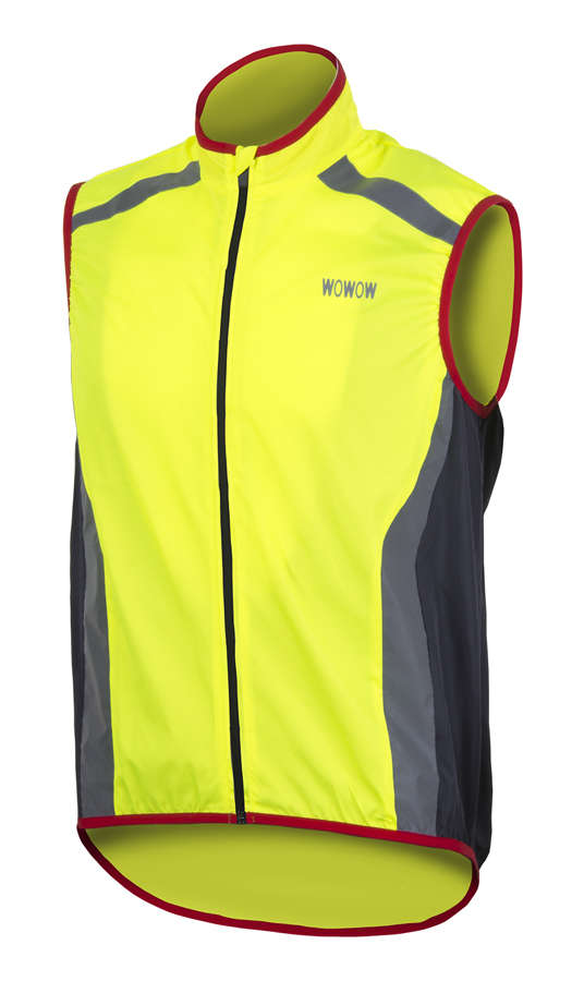 Wowow Cycle Windvest 2.0 Geel/Zwart
