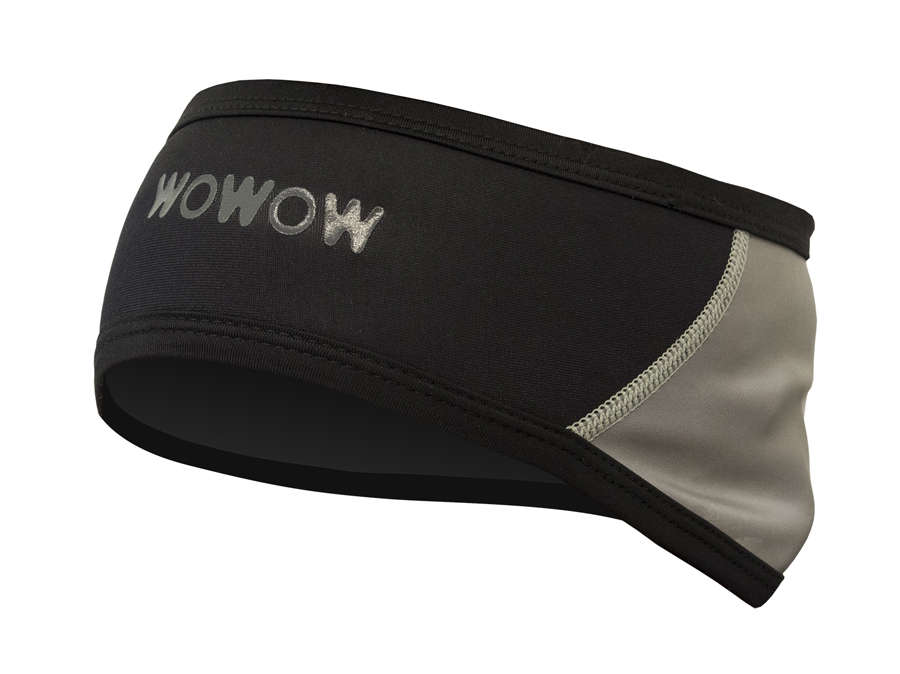 Wowow Reflective Hardloop Hoofdband Zwart/Reflecterend Zilver